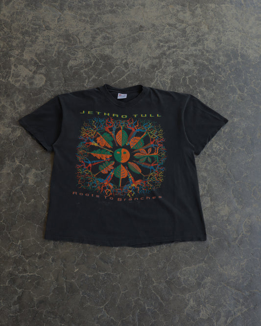 90s Jethro Tull Faded Black Tour Tee - XL