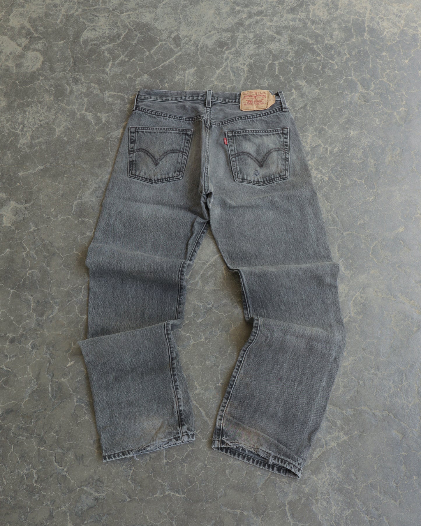 00s Levis 501 Faded Gray Denim Pants - 32 x34