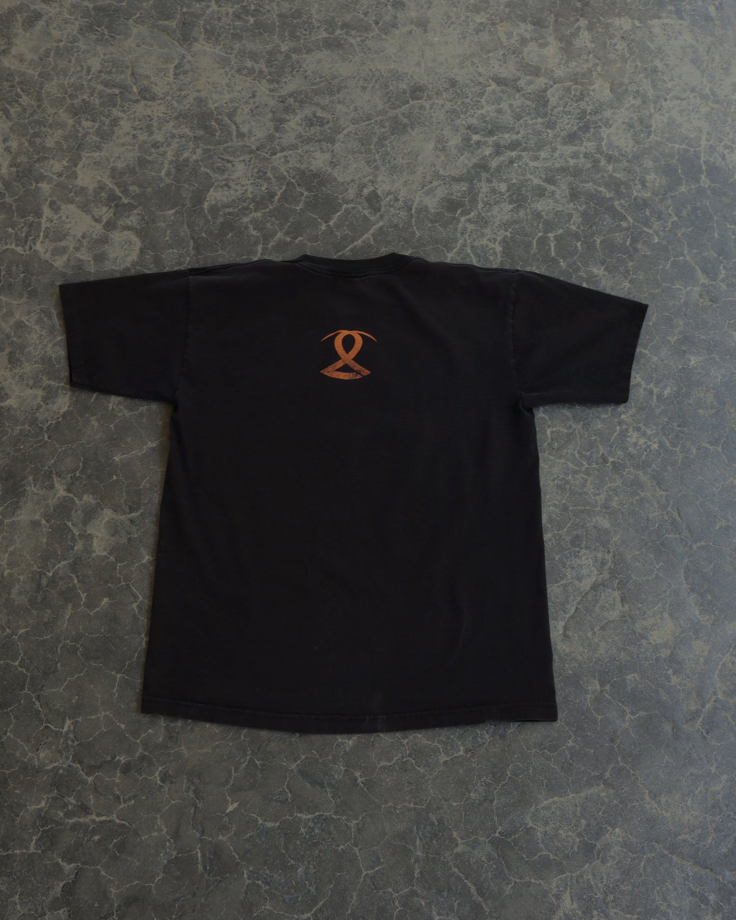 90s Second Coming Faded Black Tee -  L