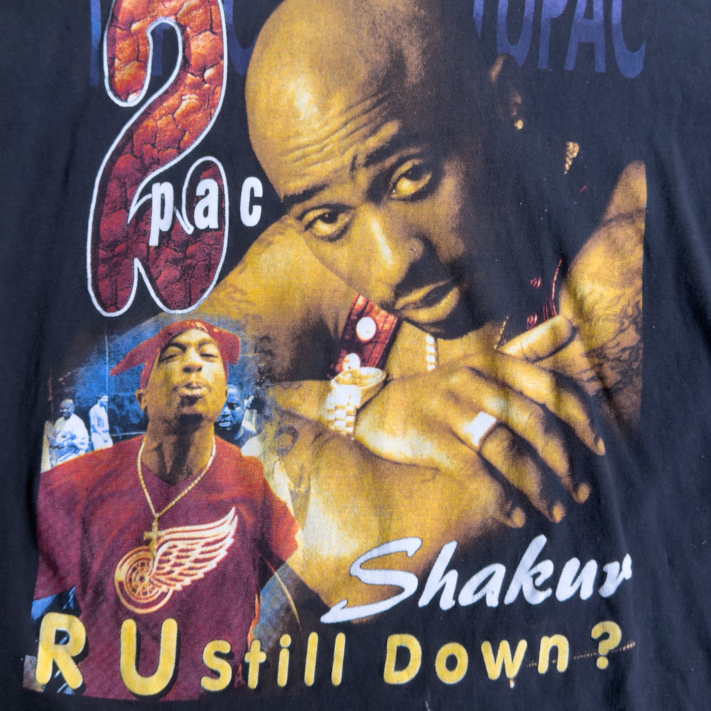 90s Tupac Memorial Rap Tee -  XL