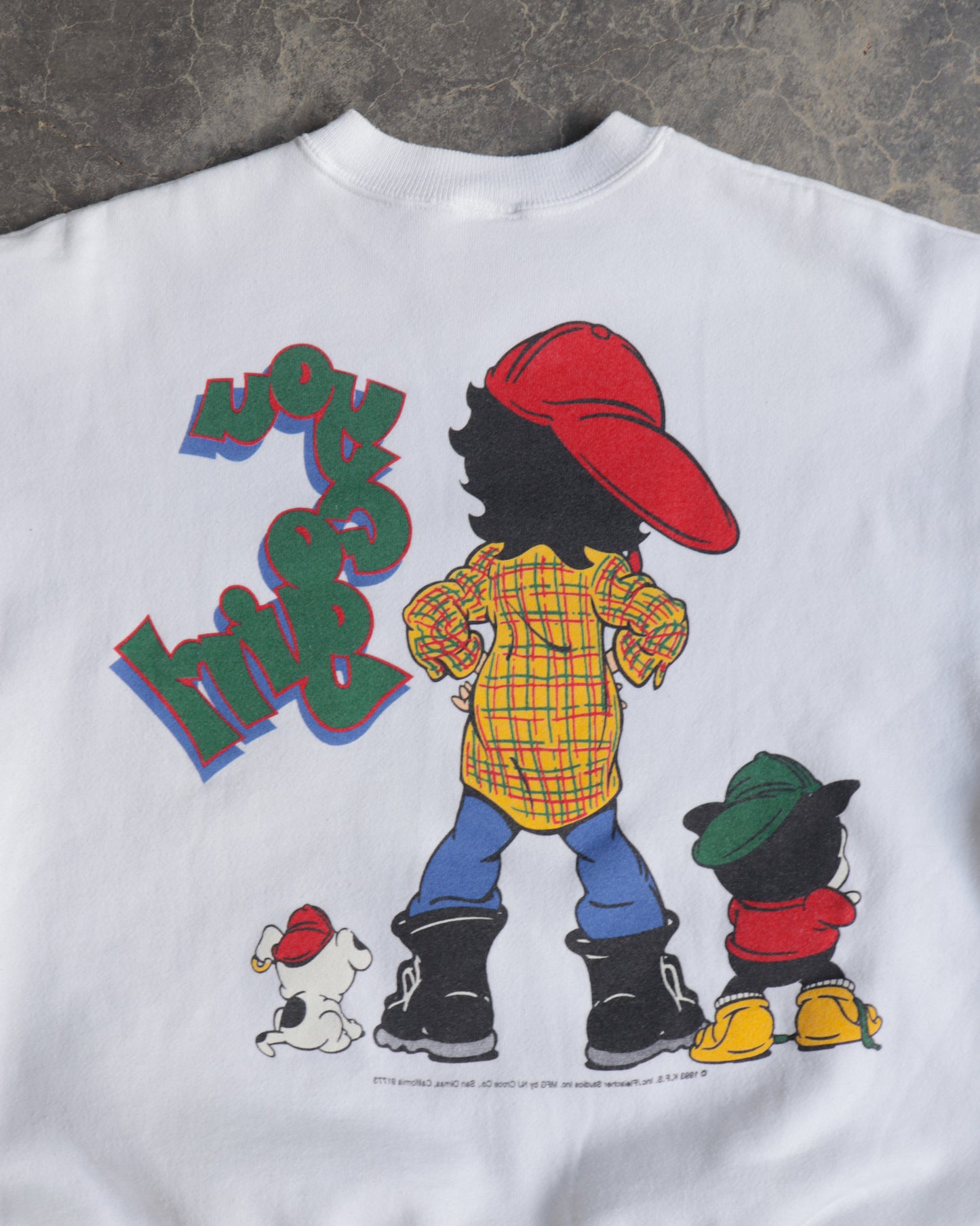 90s Betty Boop Street Crewneck Sweatshirt - XL