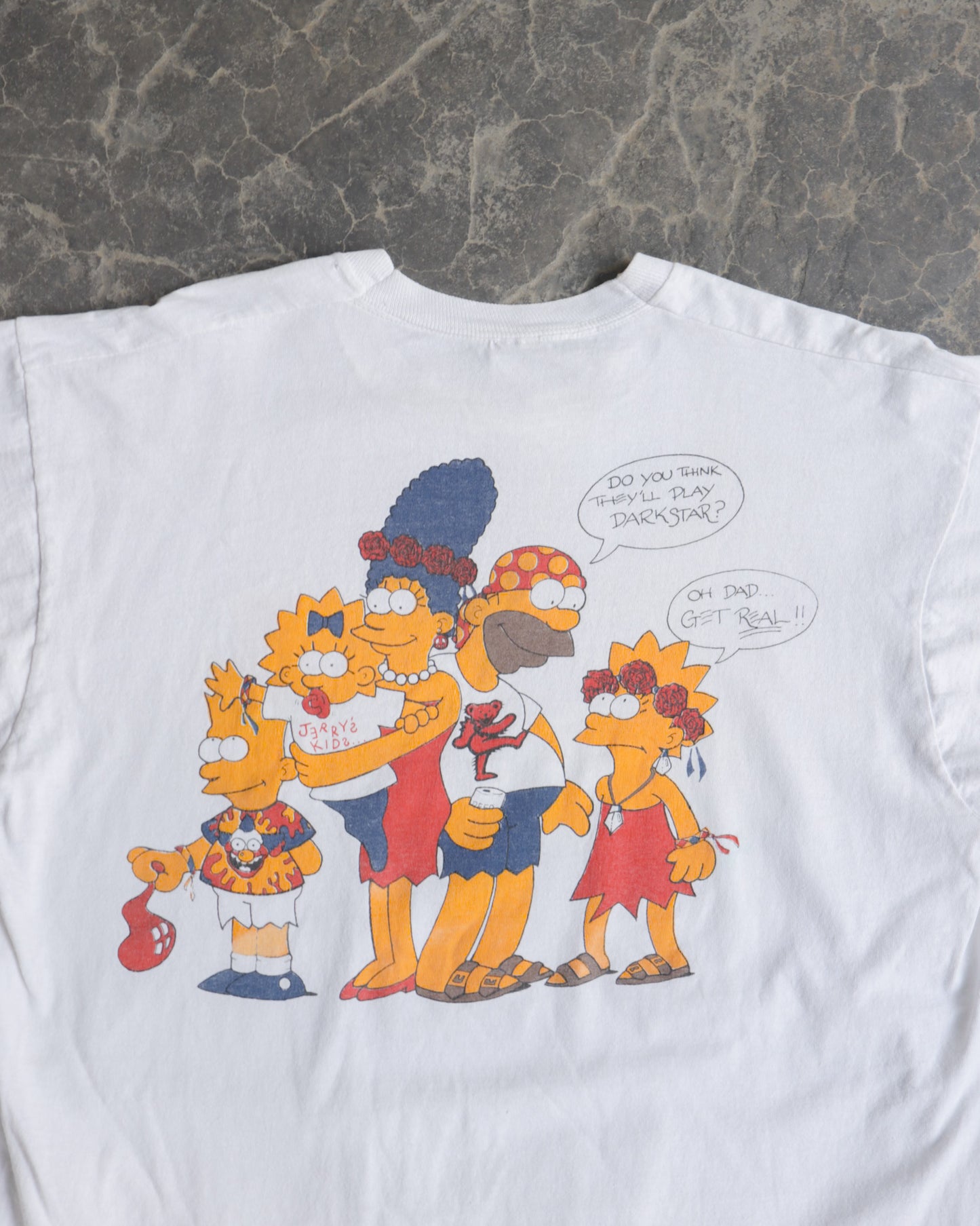 90s Grateful Dead Simpsons Family Peace Tee - XL