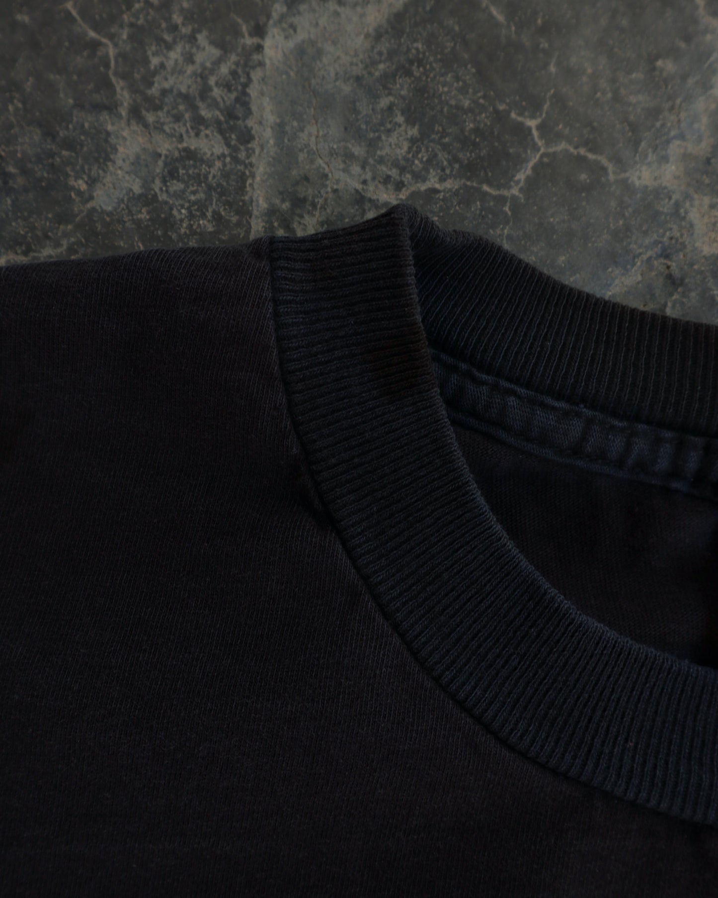 90s Second Coming Faded Black Tee -  L