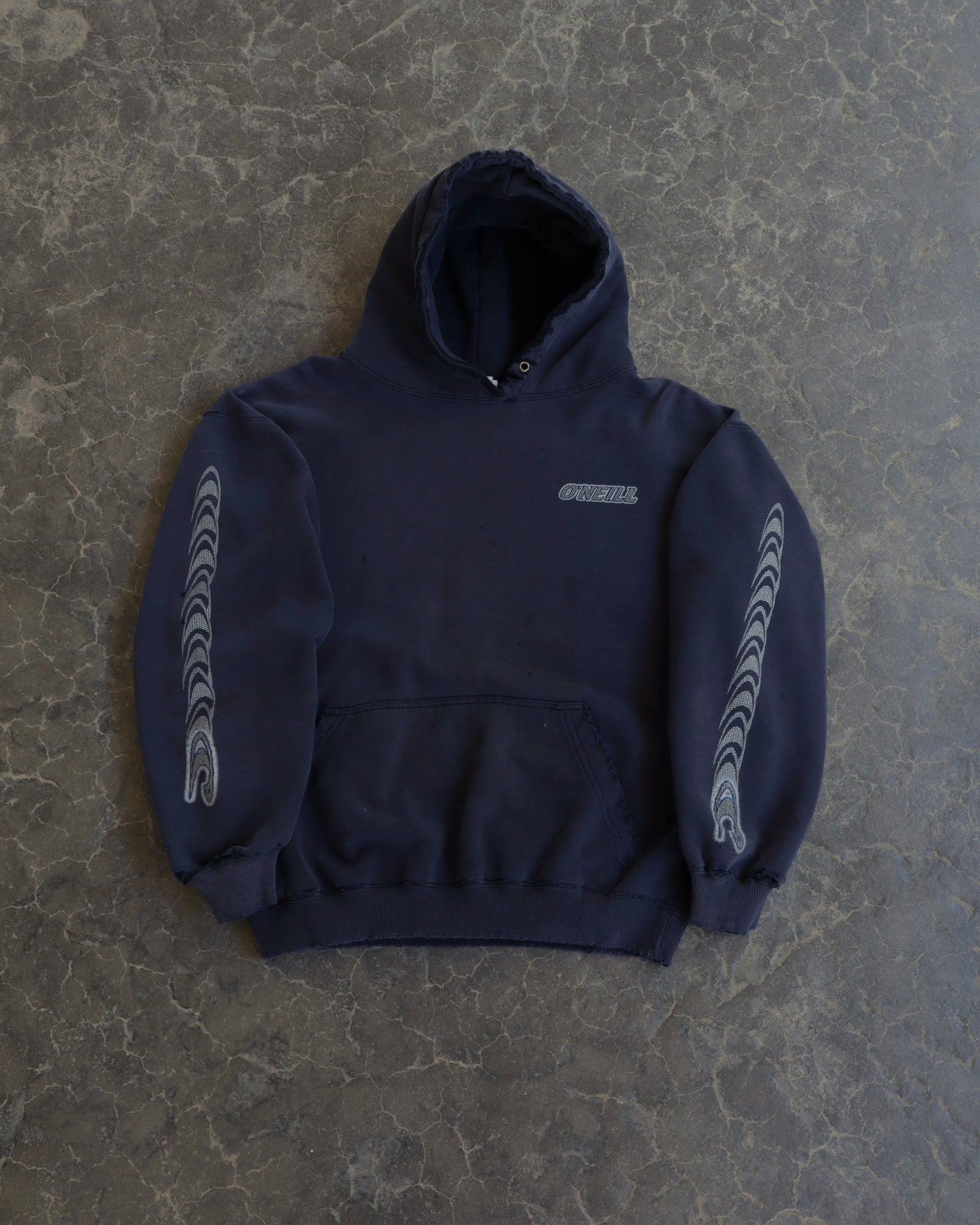 90s O’Neill Faded Navy Boxy Hoodie  - M