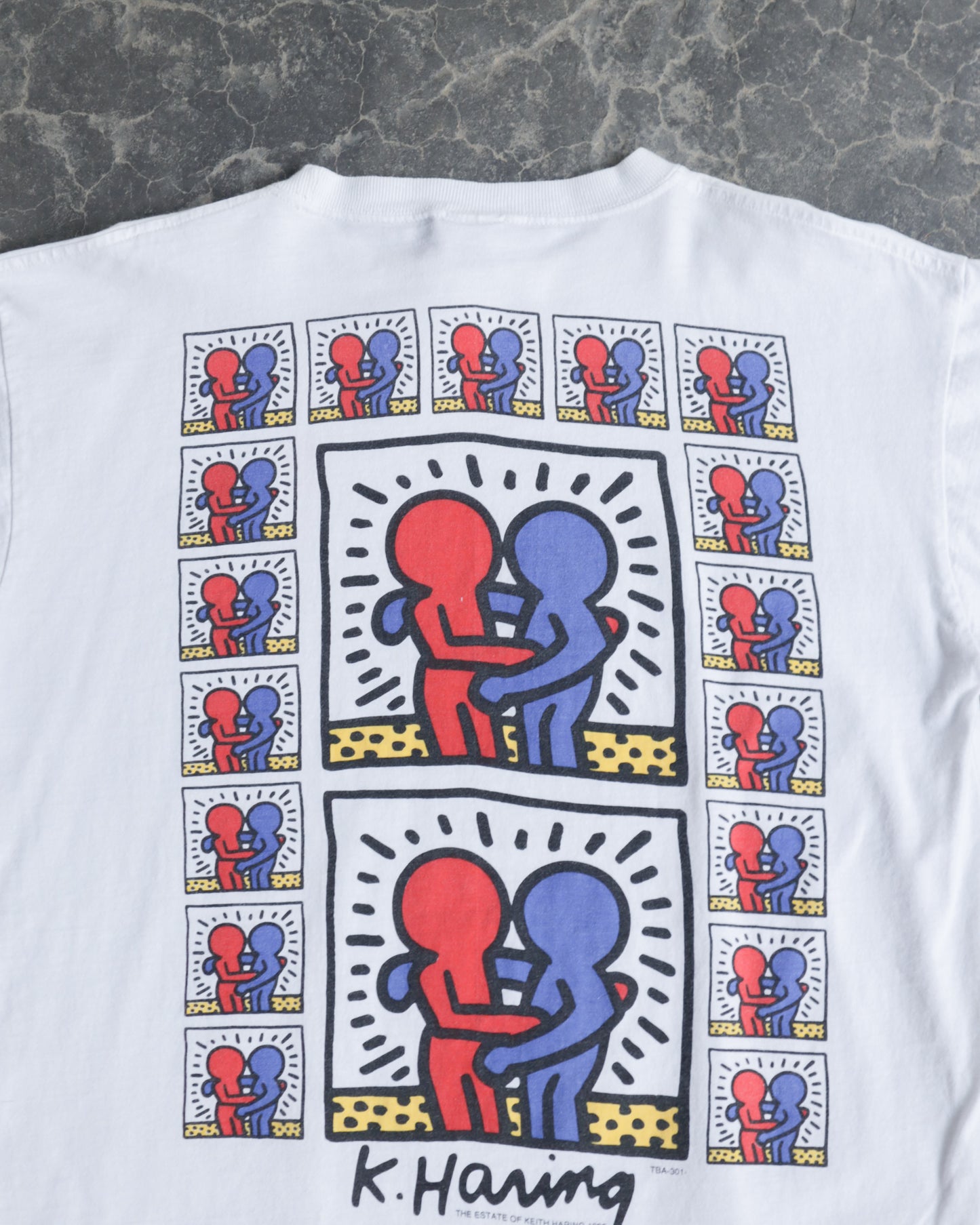 90s Keith Haring Best Buddies Art Tee - XL