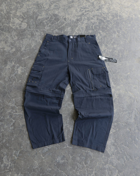 00s Deadstock Kenpo Navy Pants - 36 x 30