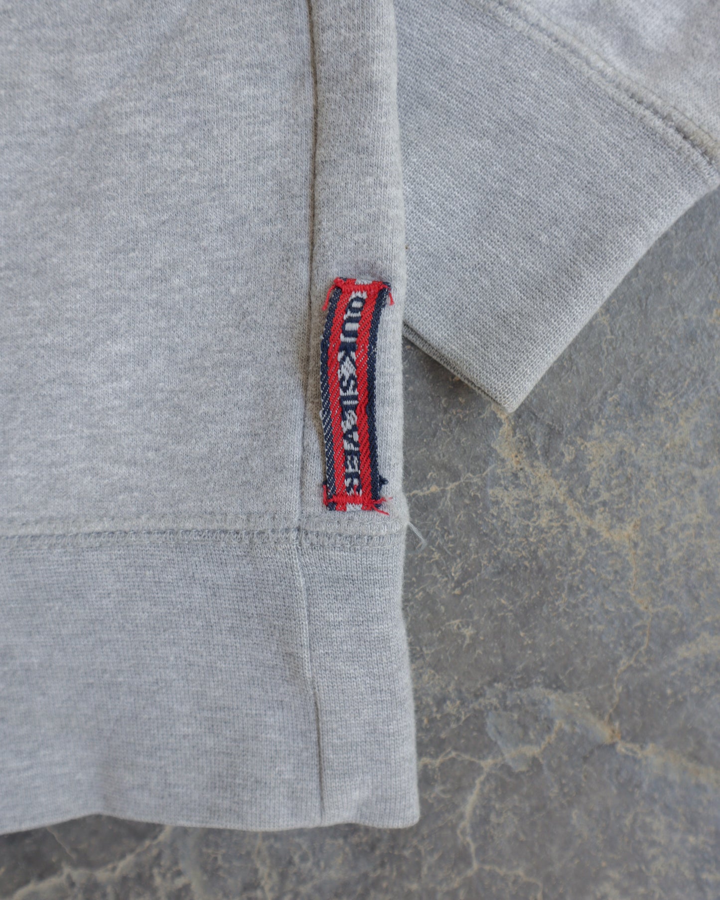 00s Quiksilver Full Zip Grey Hoodie  - XL