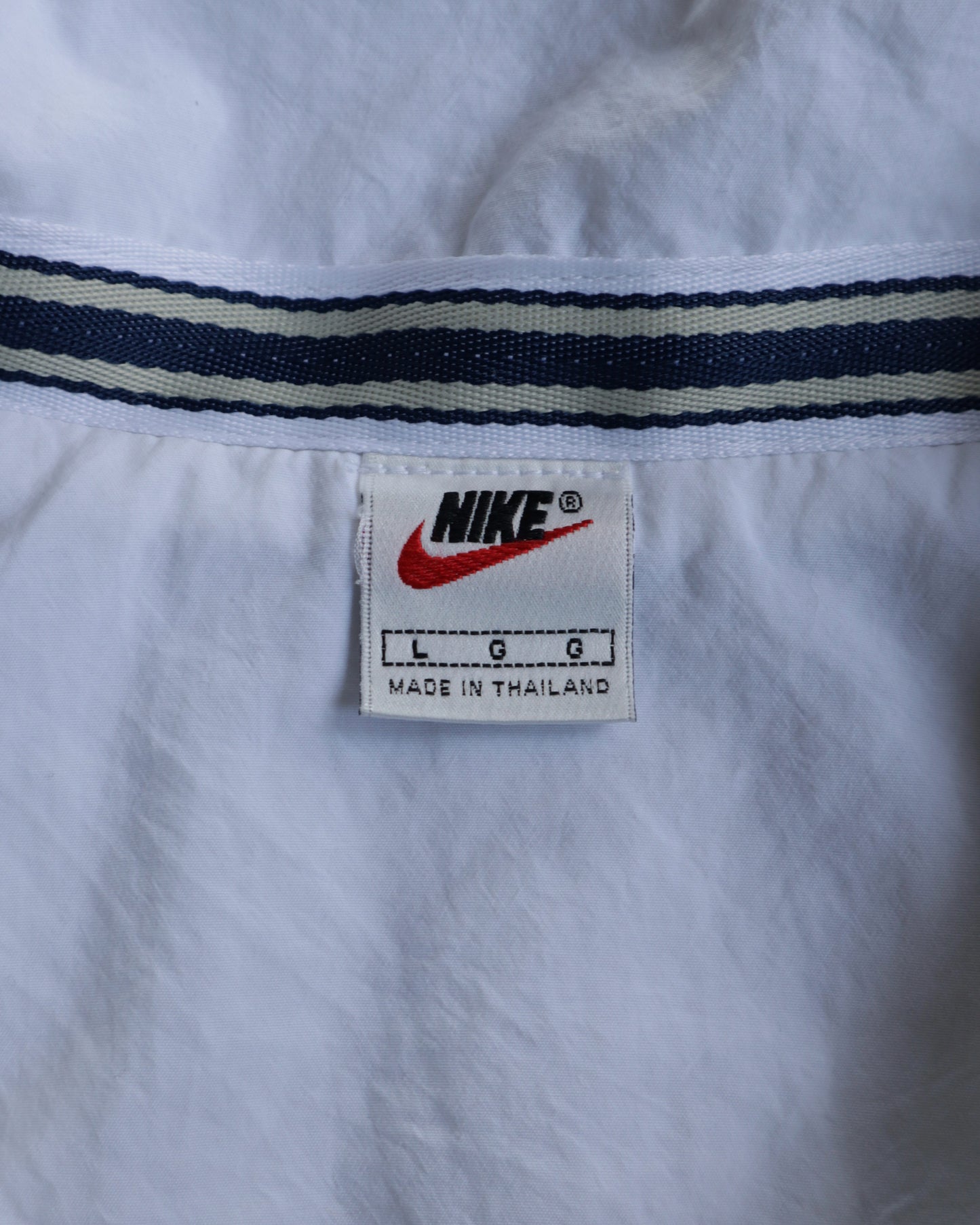 90s Nike Court White Full Zip Vest - L