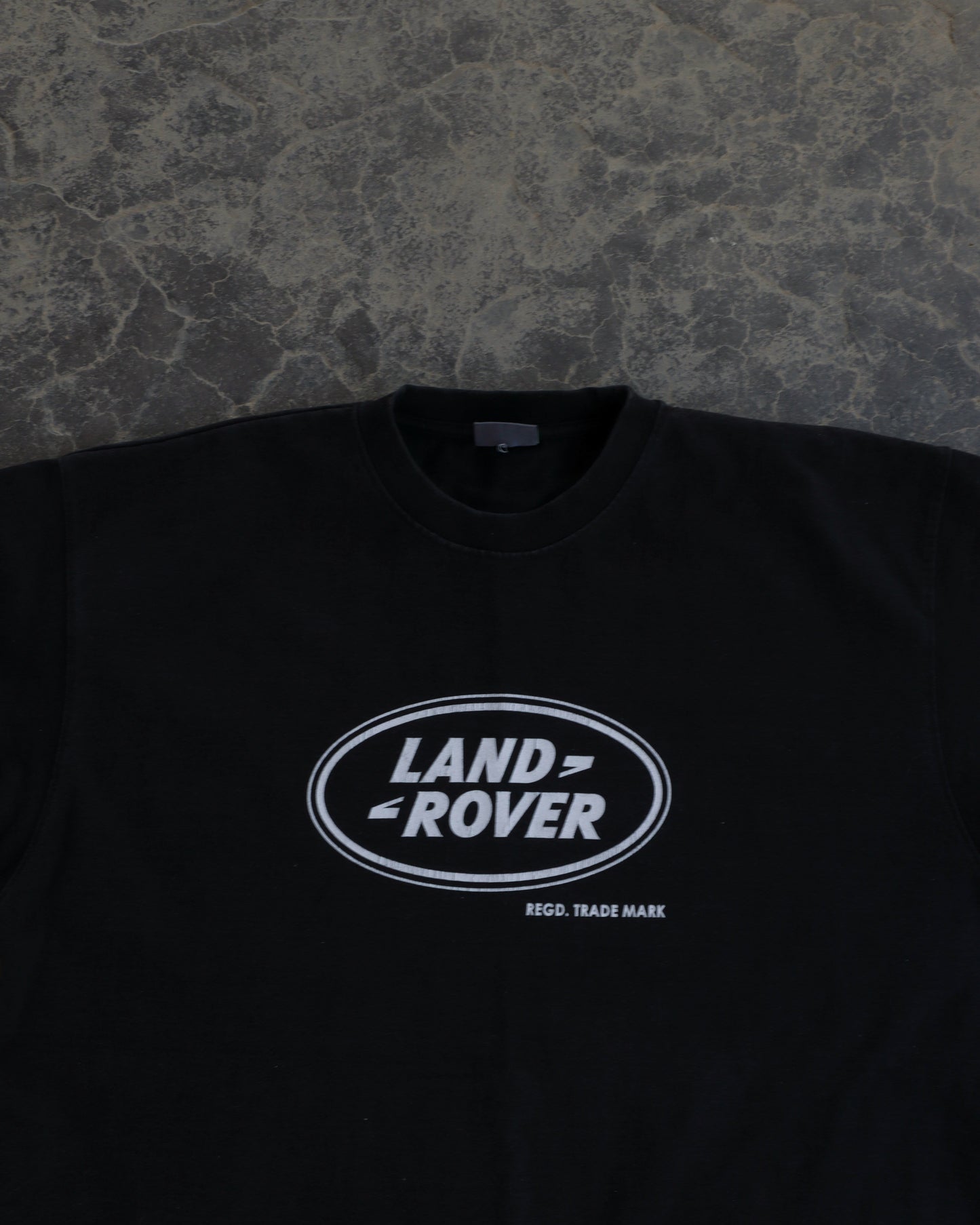 00s Land Rover Logo Heavyweight Black Tee - XXL