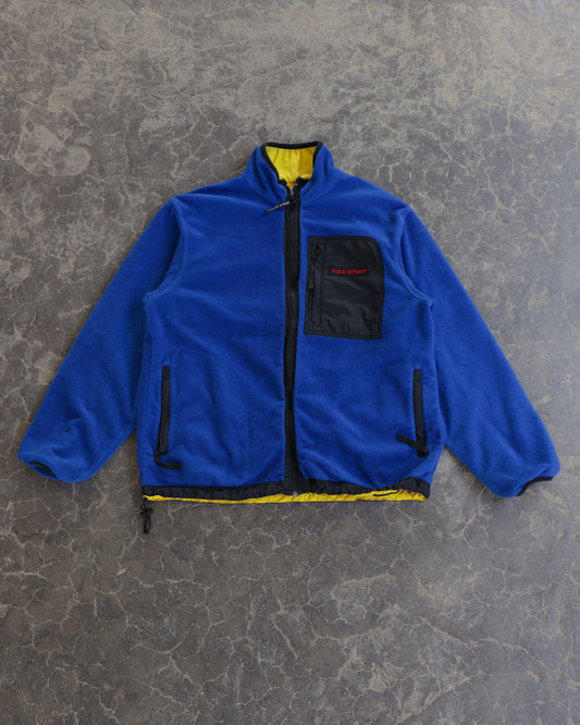 90s Polo Sport Reversible Fleece Jacket - M