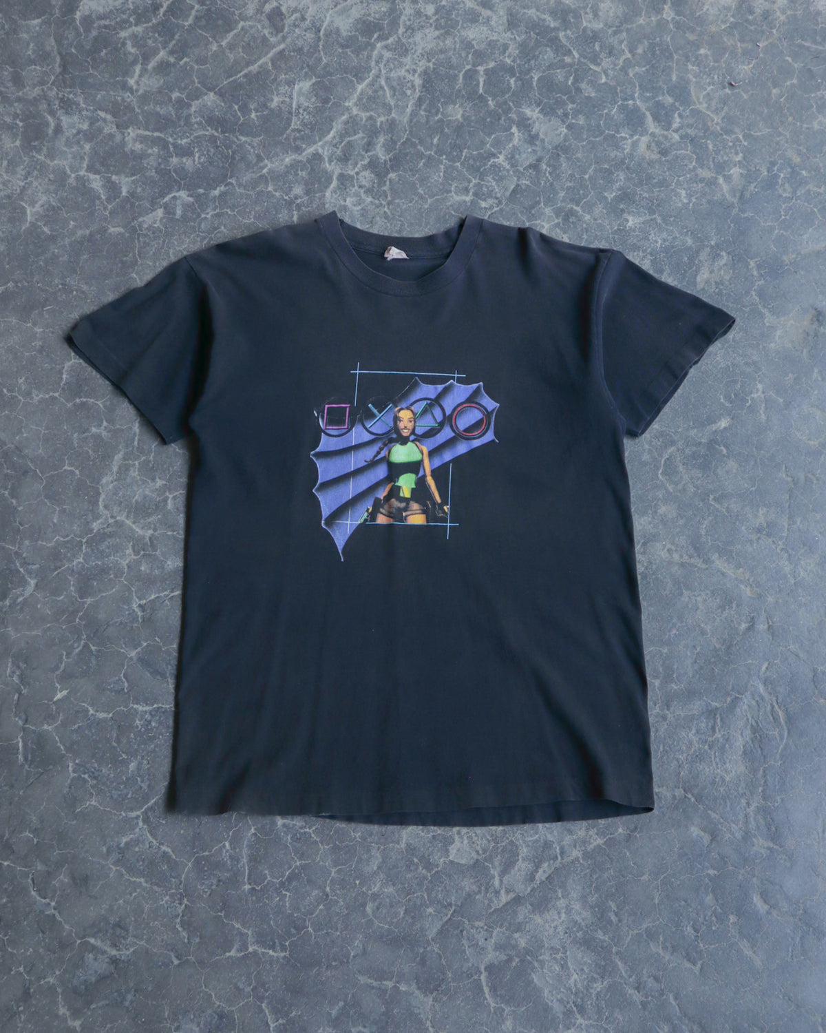 90s Tomb Raider PlayStation Promo Tee - XL