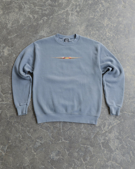 90s Oakley Software Sample Light Blue Crewneck - M