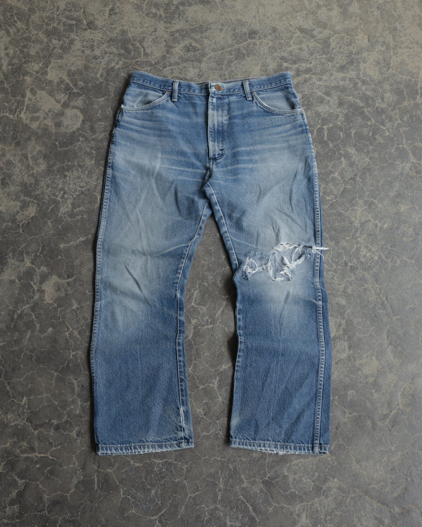 90s Rustler Distressed Jeans - 34 x 30