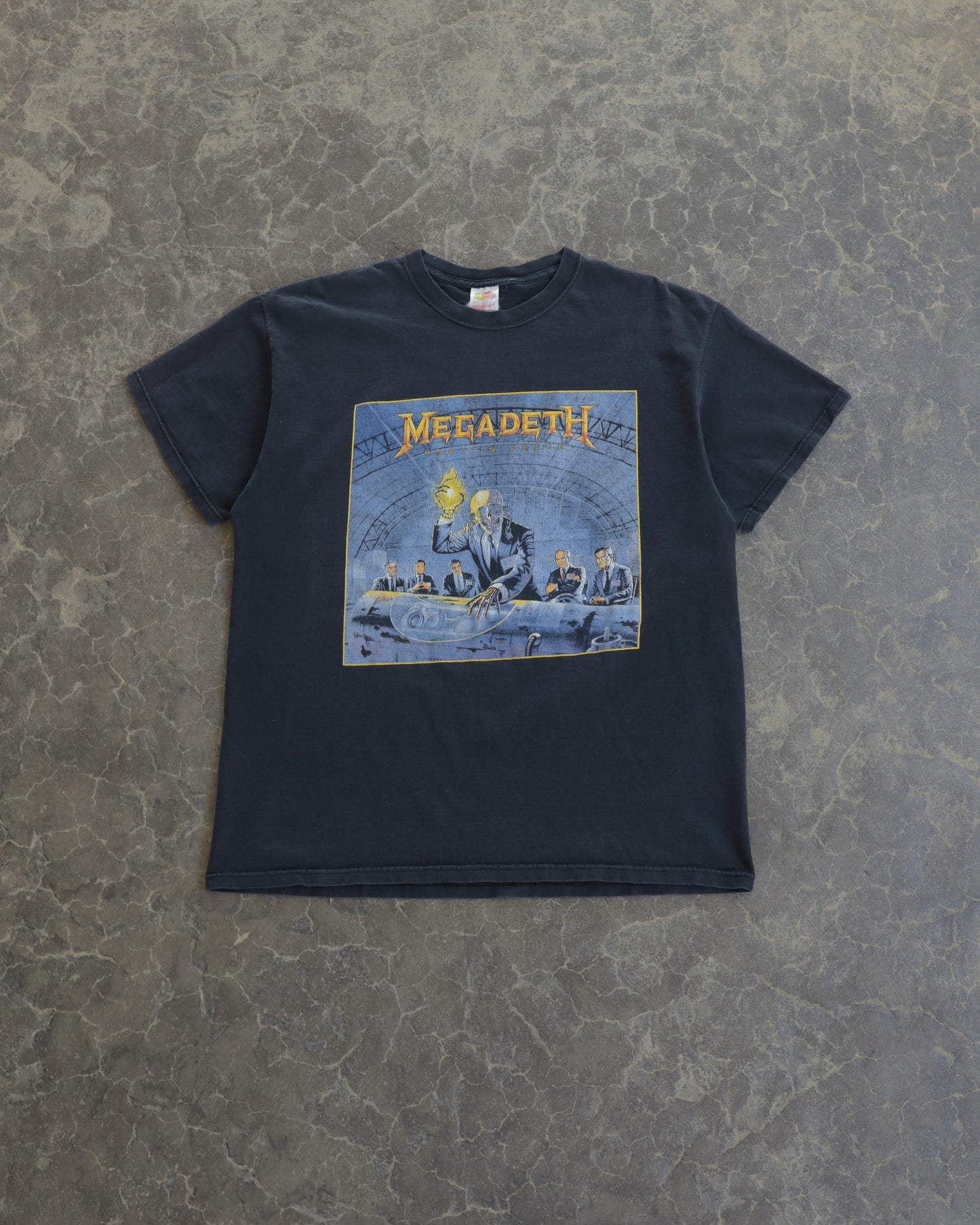 90s Megadeth Faded Tee -  L