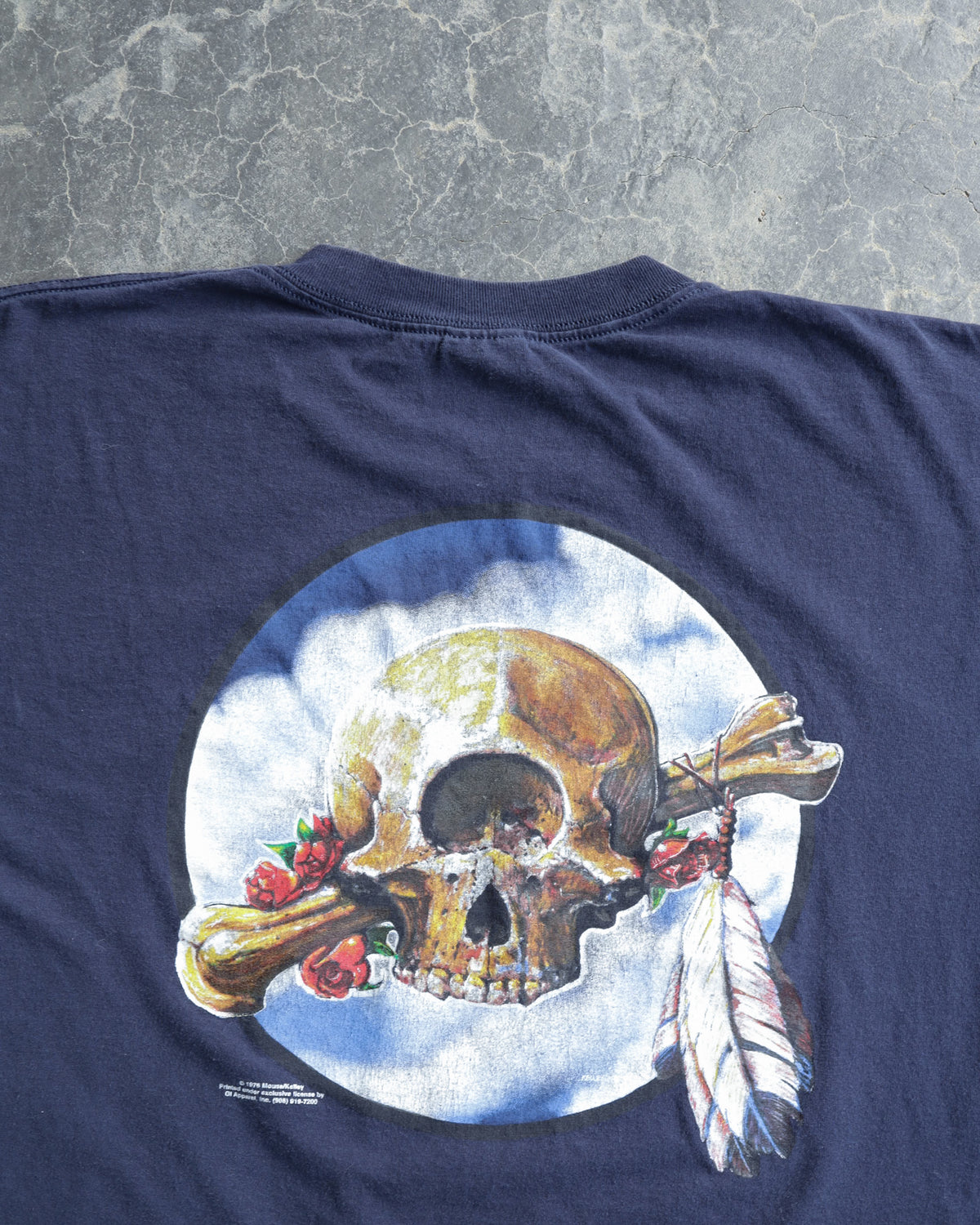 90s Skull and Roses Archive Tee - XL