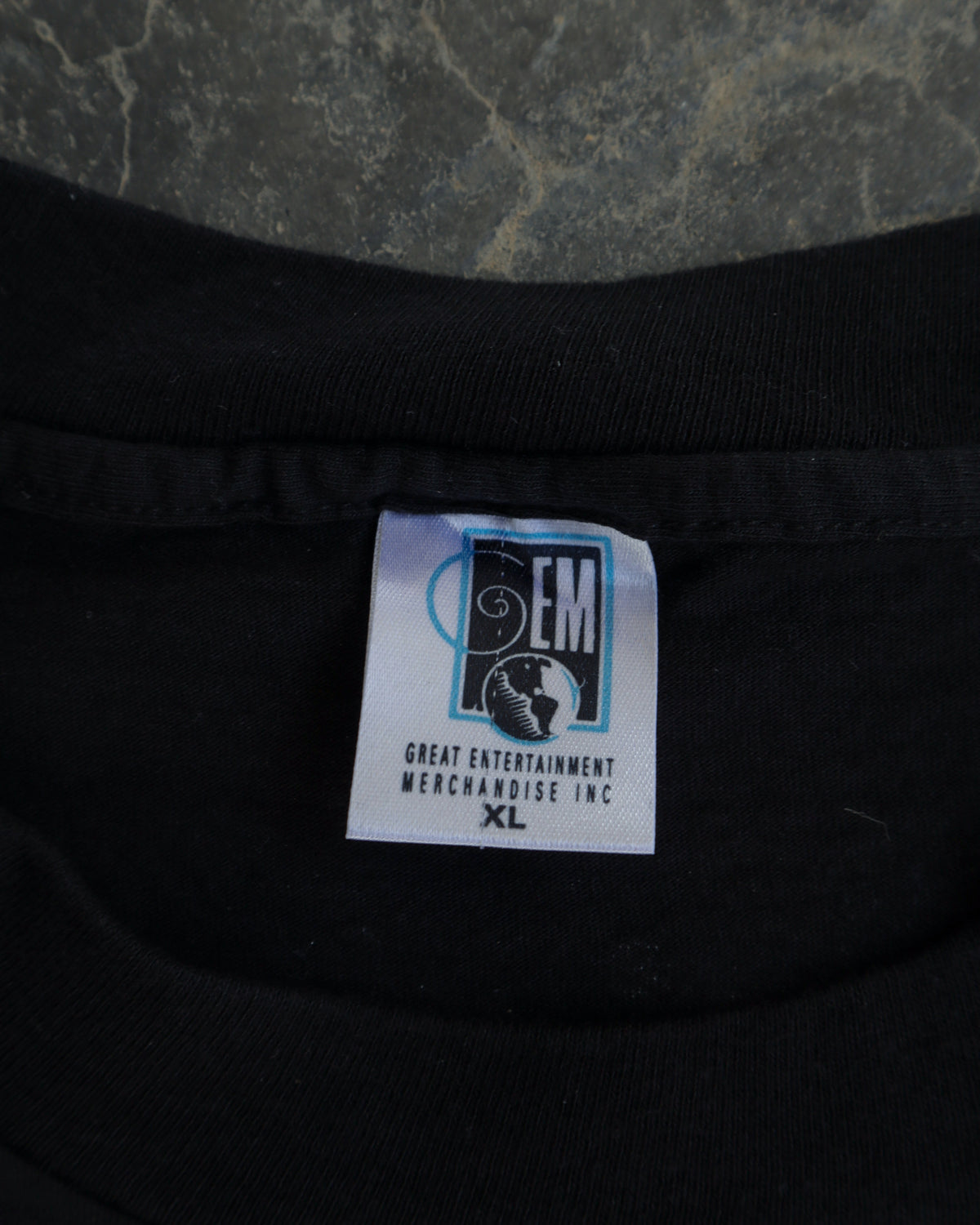 90s Woodstock 94 Black Tee -  L