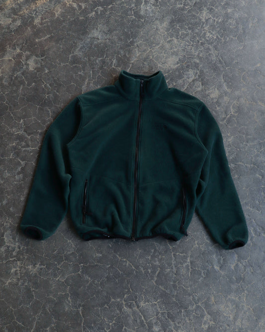 00s Mountain Hardwear Dark Green Fleece Full Zip Sweatshirt - M