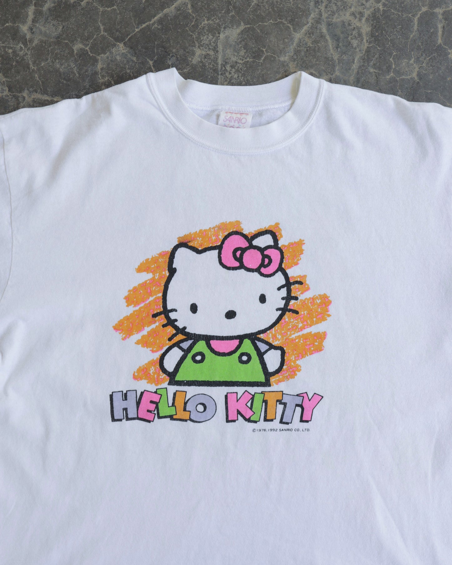 90s Hello Kitty Sanrio White Tee - L