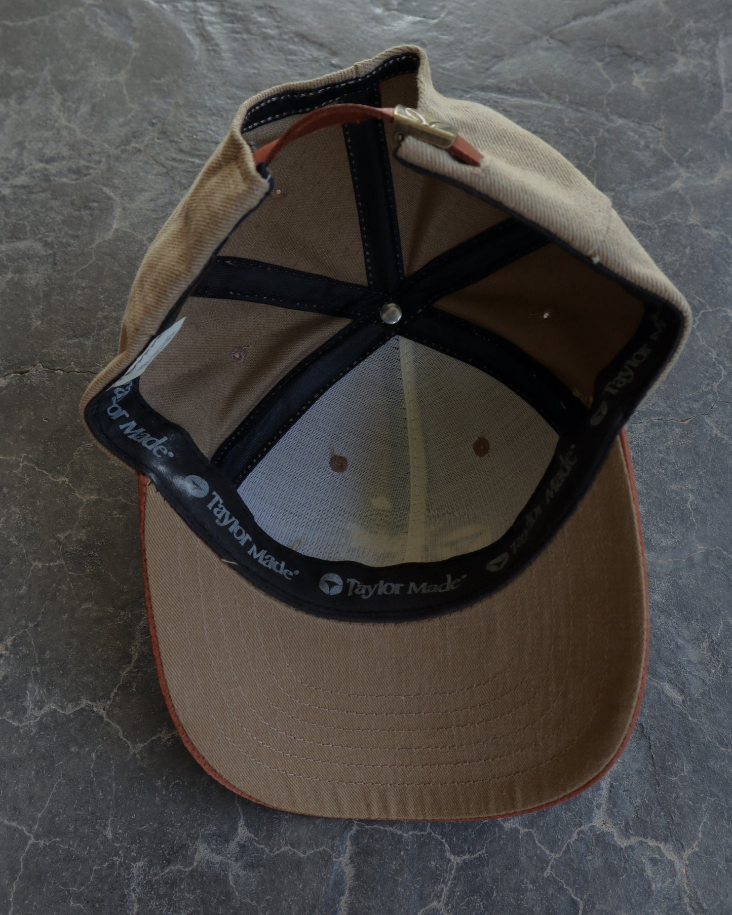 00s Taylor Made Two Tone Golf Hat - OS