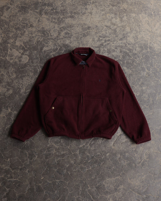 90s Polo Ralph Lauren Burgundy Fleece Sweatshirt - M