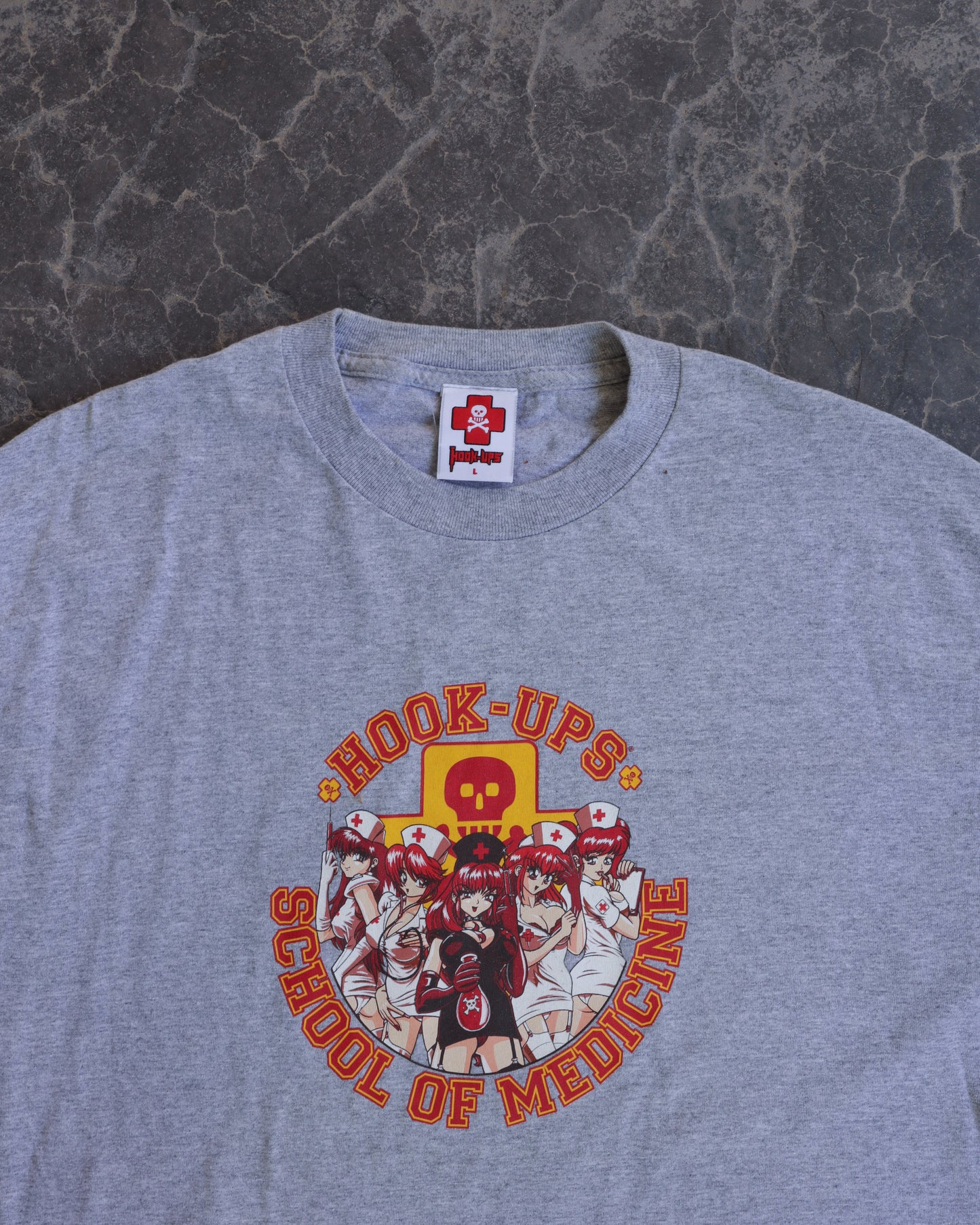 90s Hook Ups Medicine University Tee - L