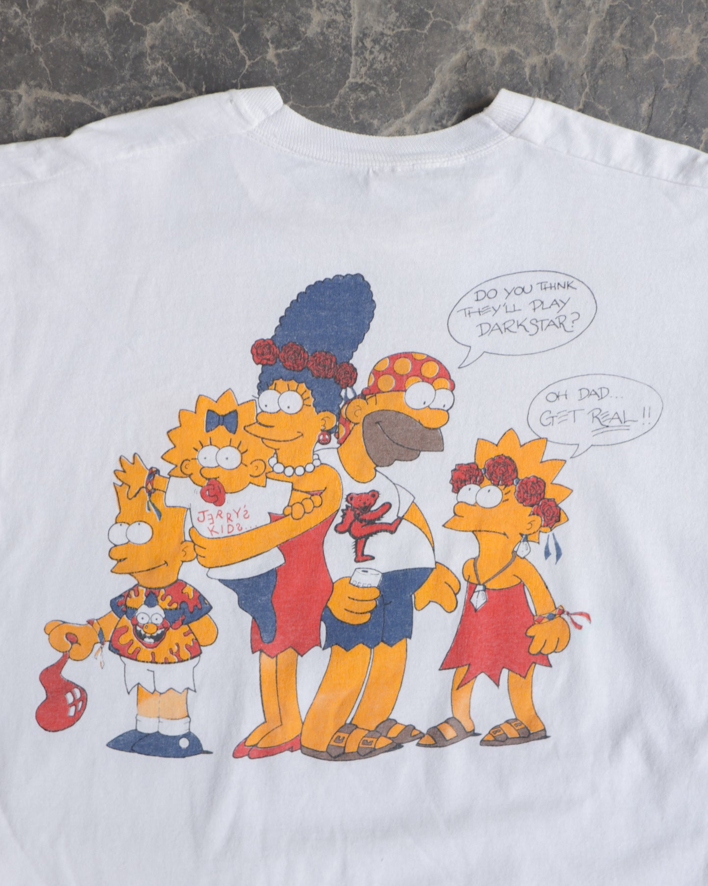 90s Grateful Dead Simpsons Family Peace Tee - XL
