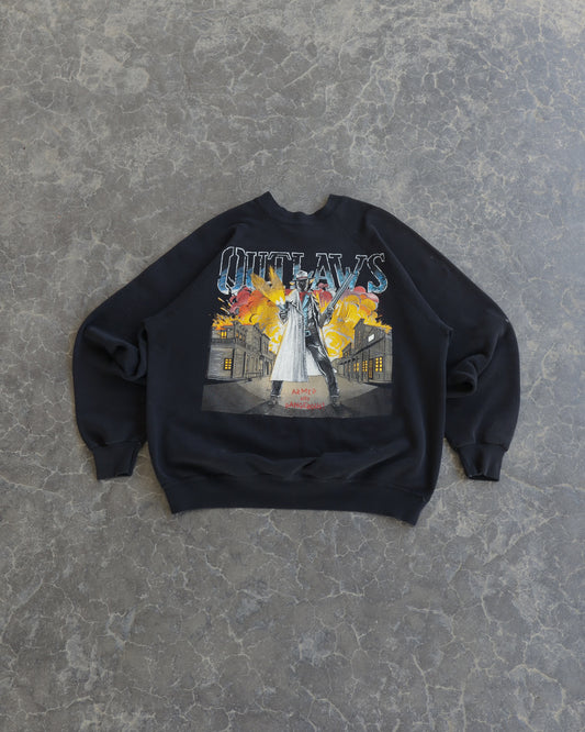 90s Armed and Dangerous Crewneck Sweatshirt - XL
