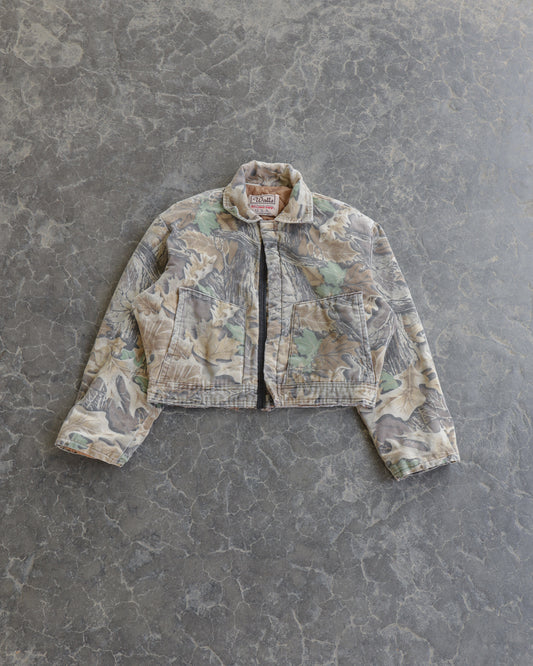 90s Cropped Coverall Walls Camo Jacket - L