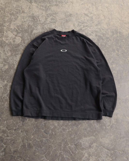 00s Oakley O Black Crewneck - XL