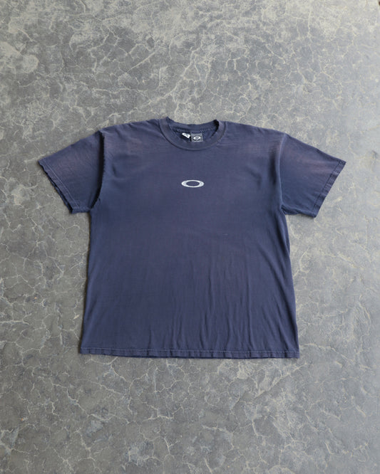 00s Oakley Software Faded & Distresed O Tee - L
