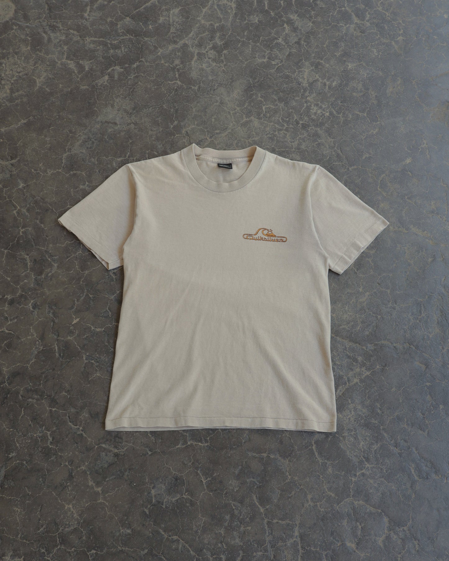 80s Quiksilver Beige Tee - S