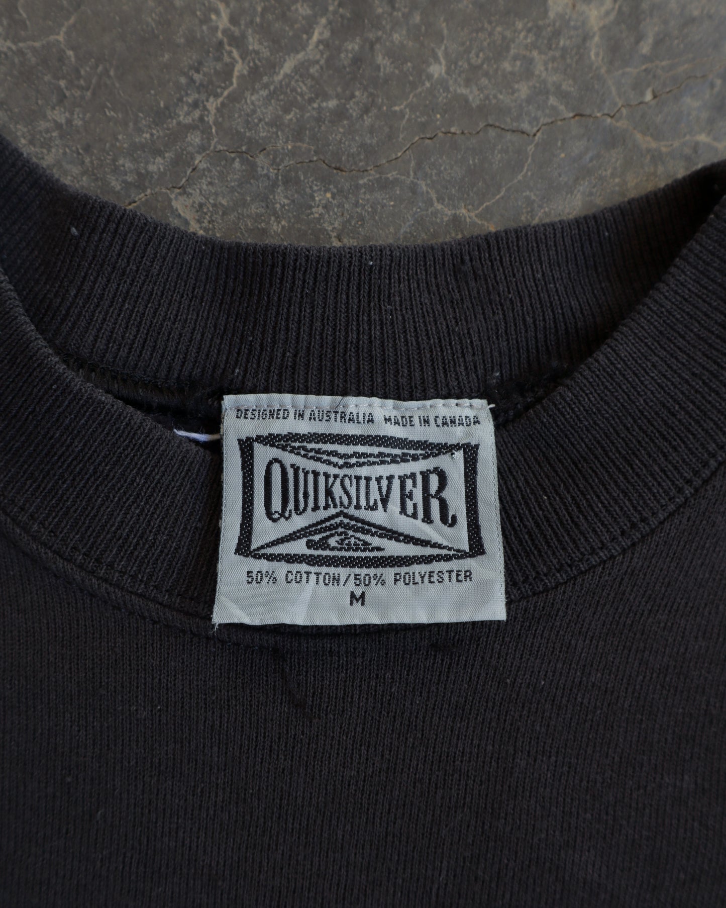 90s Quiksilver More Speed More Power Crewneck Sweatshrt  - M