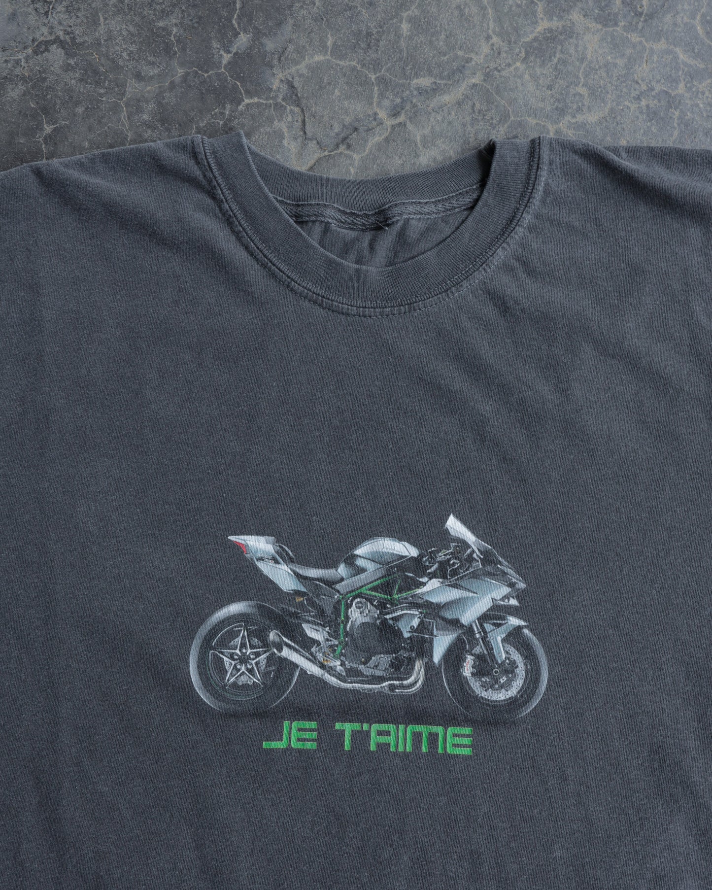 00s Je Taime Motorcycle Tee - L