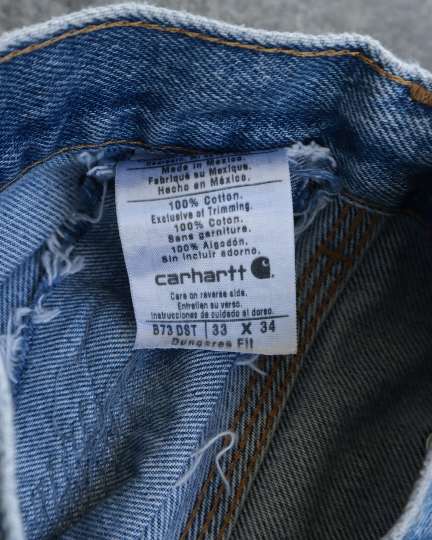 00s Carhartt Double Knee Denim Pants - 32 x 34