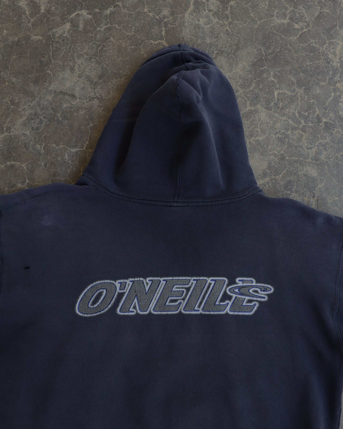 90s O’Neill Faded Navy Boxy Hoodie  - M