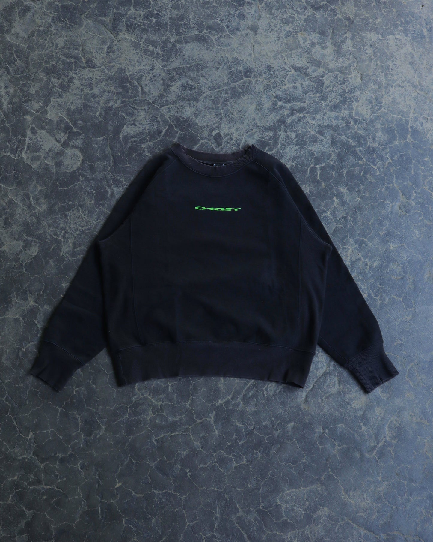 00s Oakley Spellout Black Crewneck - M