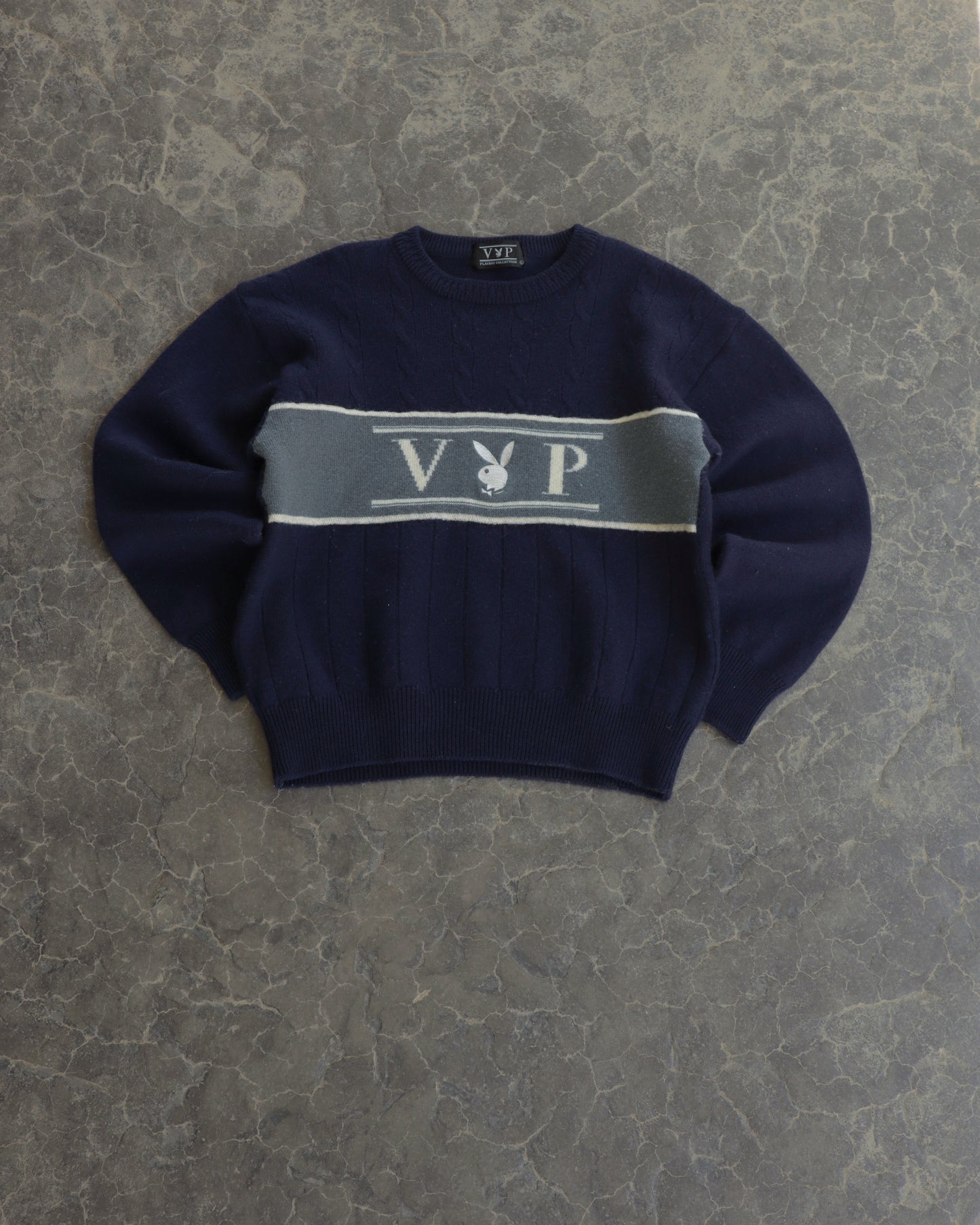 80s Playboy VIP Wool Sweater -  L