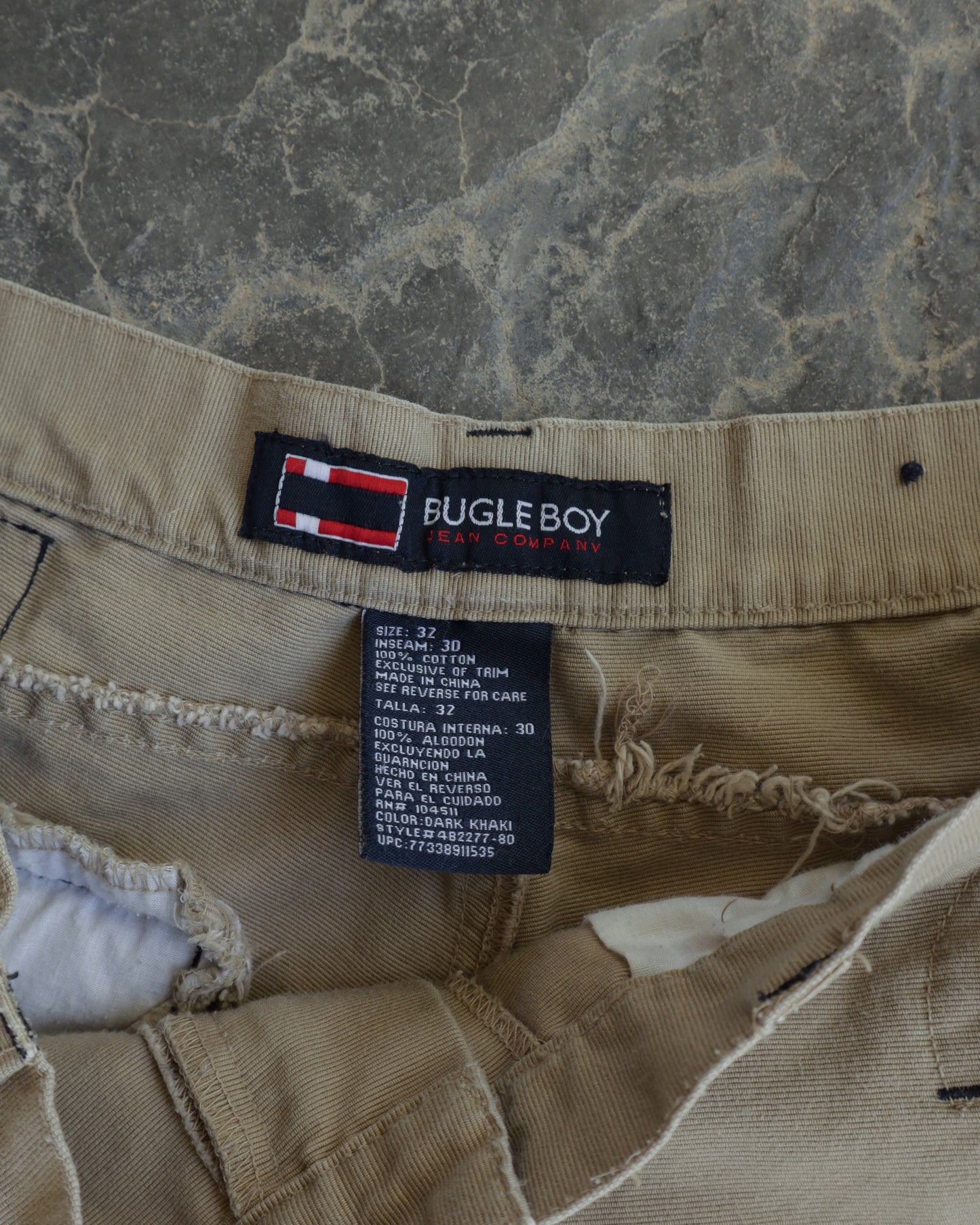 00s Bugle Boy Convertible Tan Pants - 32 x 30