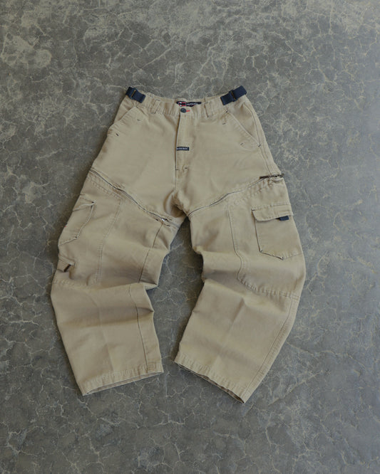 00s Bugle Boy Convertible Tan Pants - 32 x 30