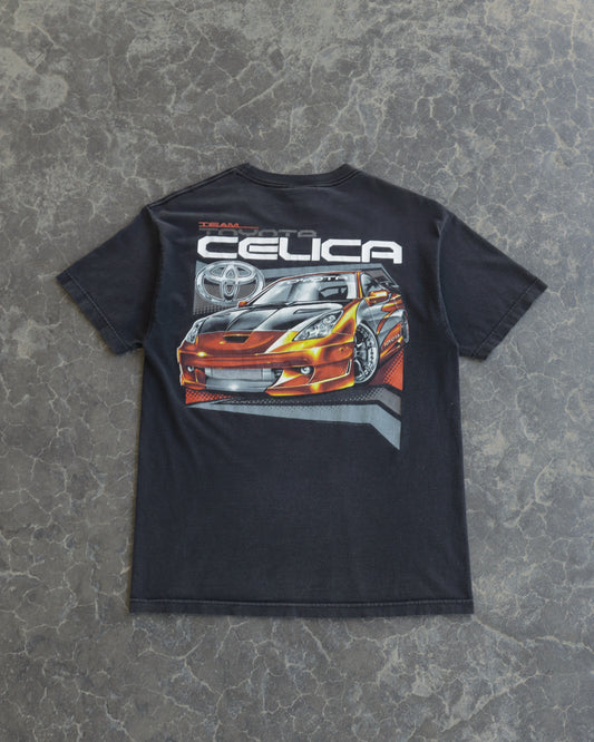 00s Toyota Celica Faded Black Tee - L