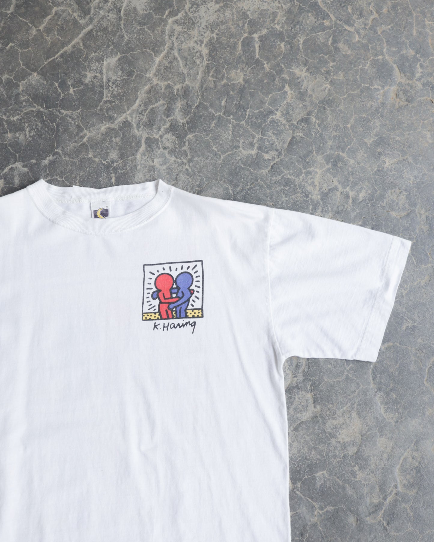 90s Keith Haring Best Buddies Art Tee - XL