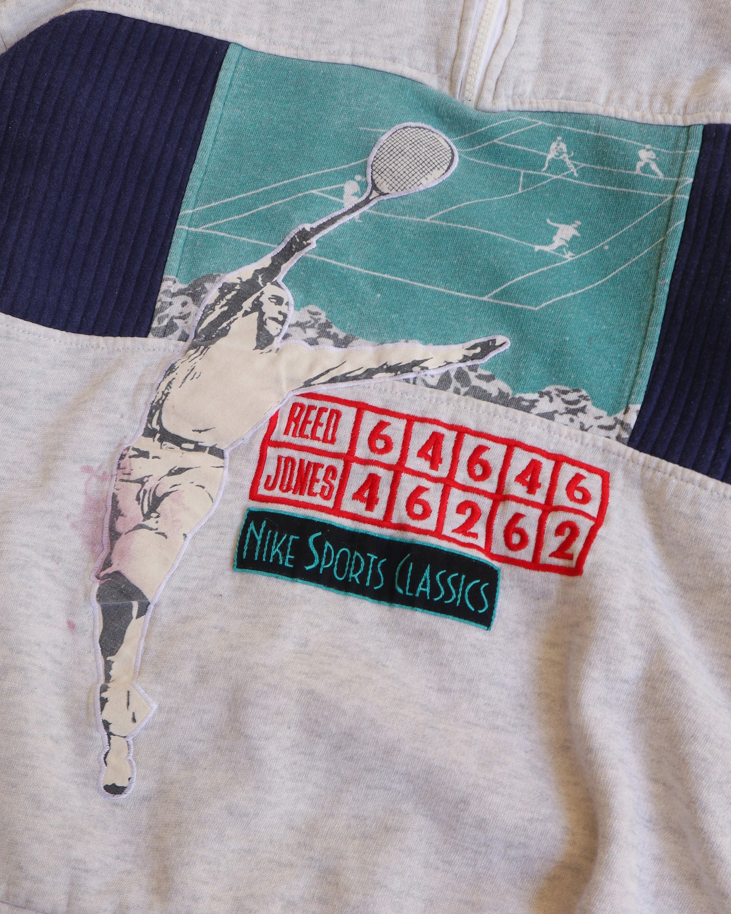 90s Nike Sports Classic Quarter Zip Sweatshirt - L