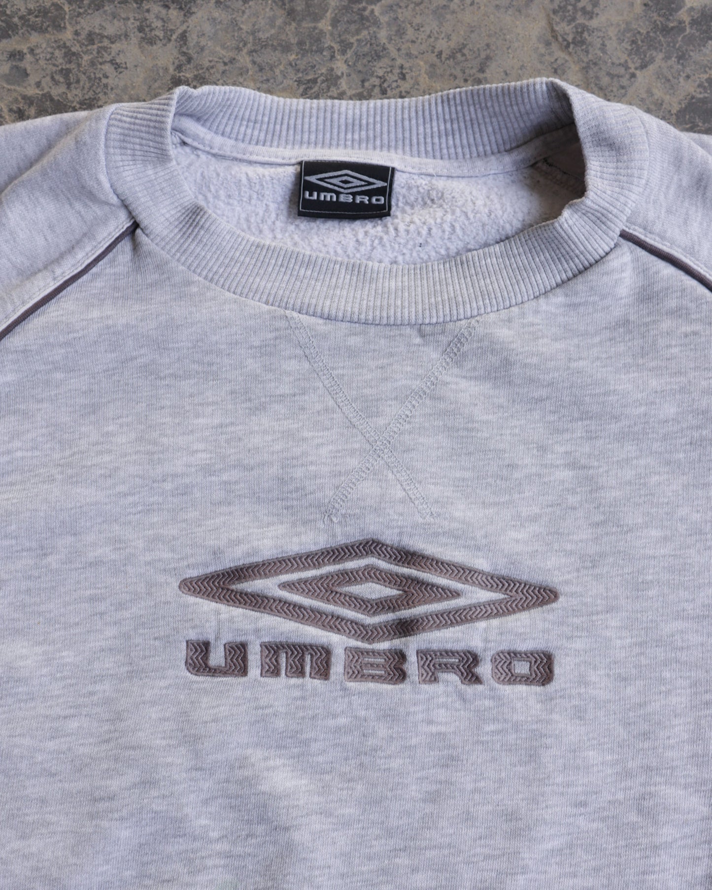 90s UMBRO Gray Crewneck Sweatshirt - XL