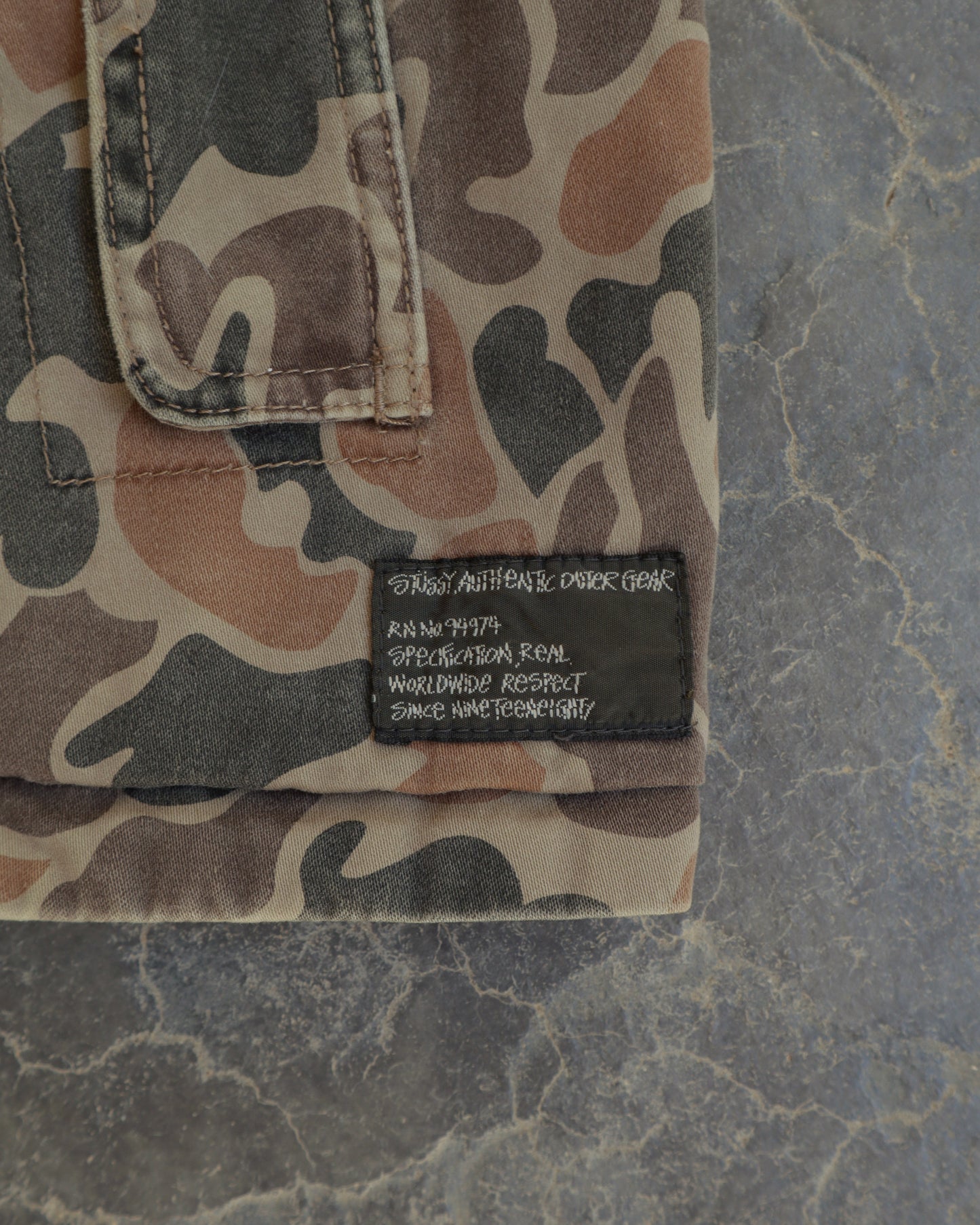 00s Stussy Camo Jacket - L