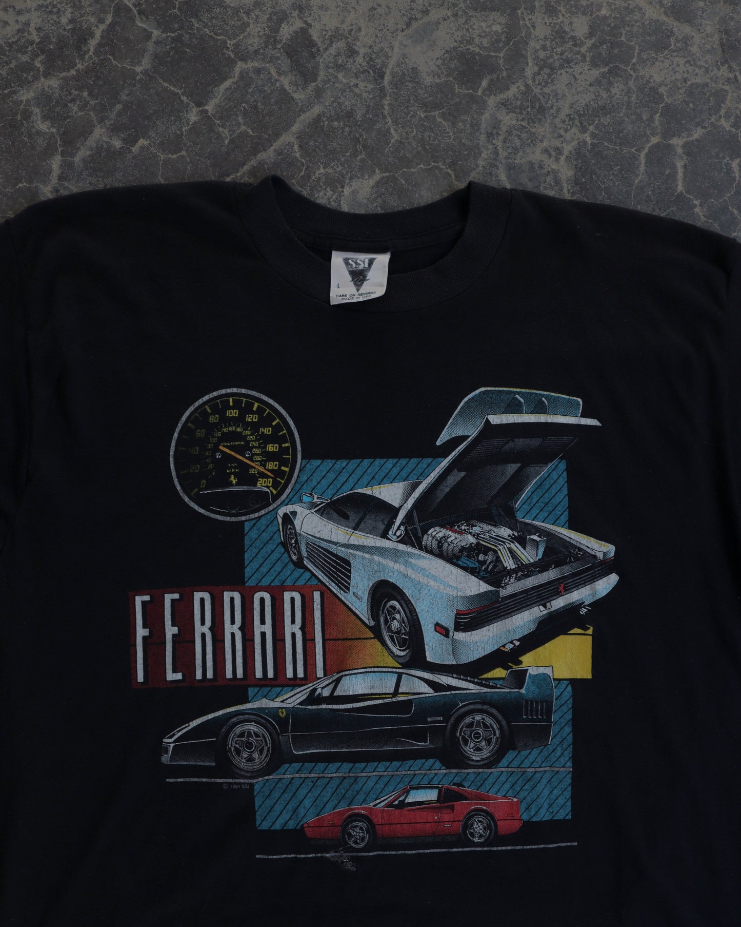 80s Ferrari Tee  - L