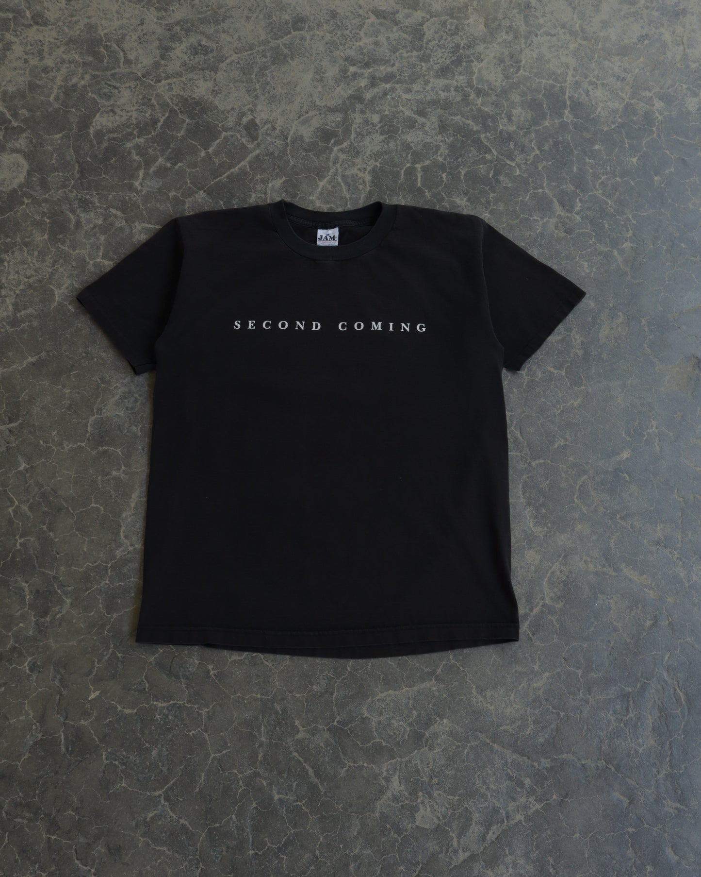 90s Second Coming Faded Black Tee -  L