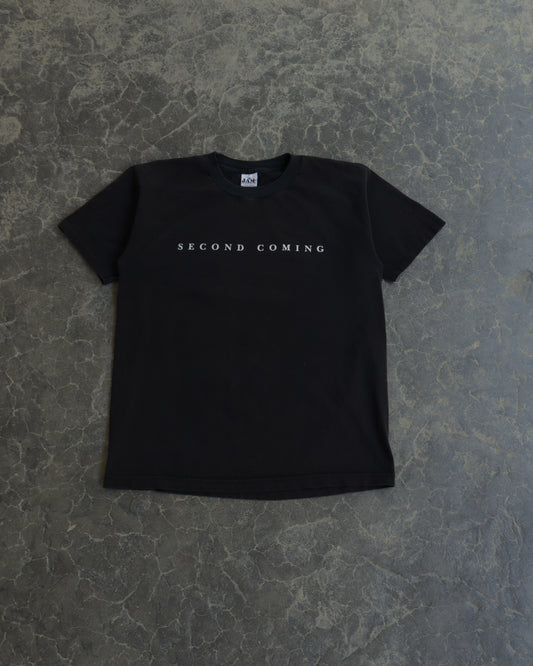 90s Second Coming Faded Black Tee -  L