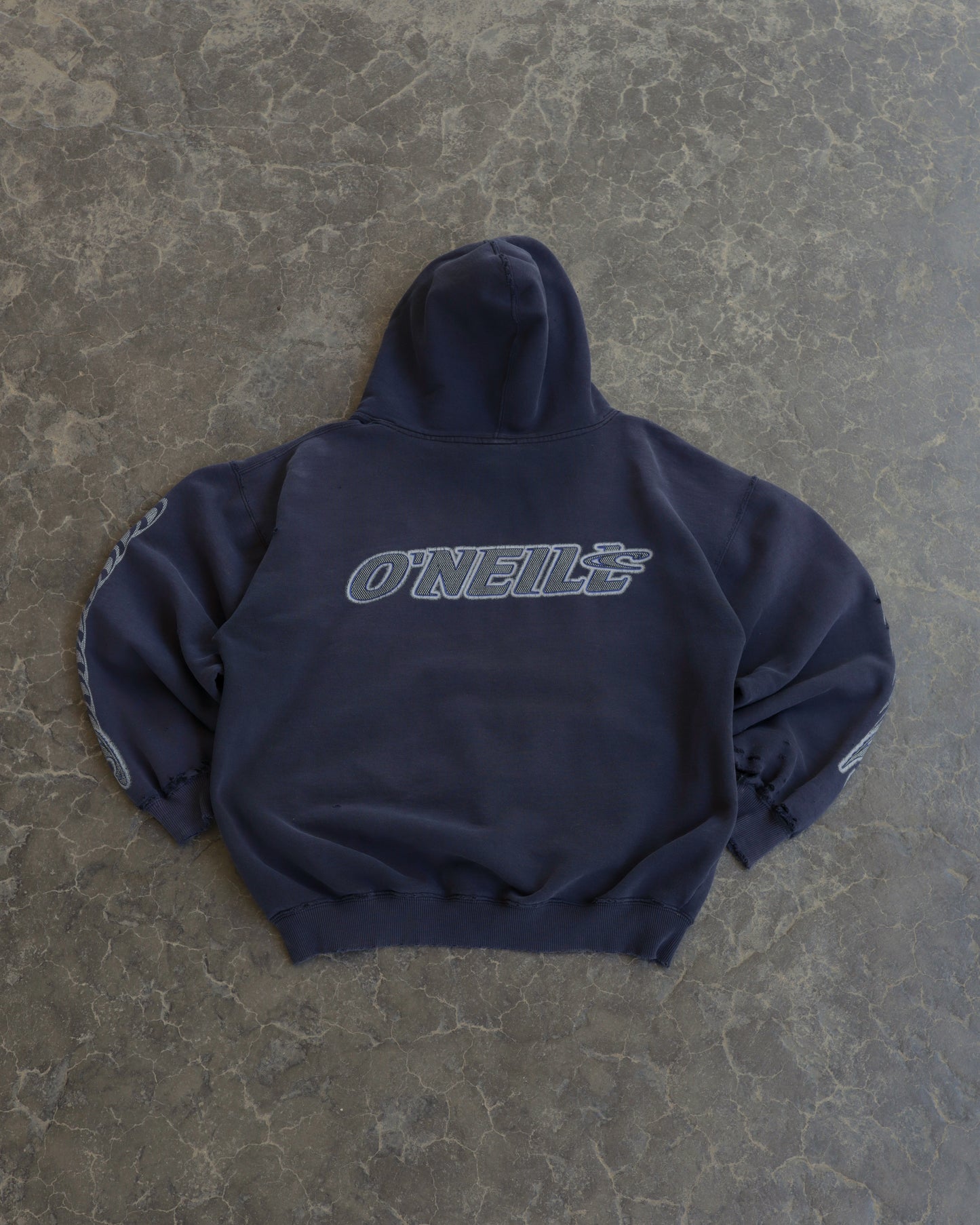 90s O’Neill Faded Navy Boxy Hoodie  - M