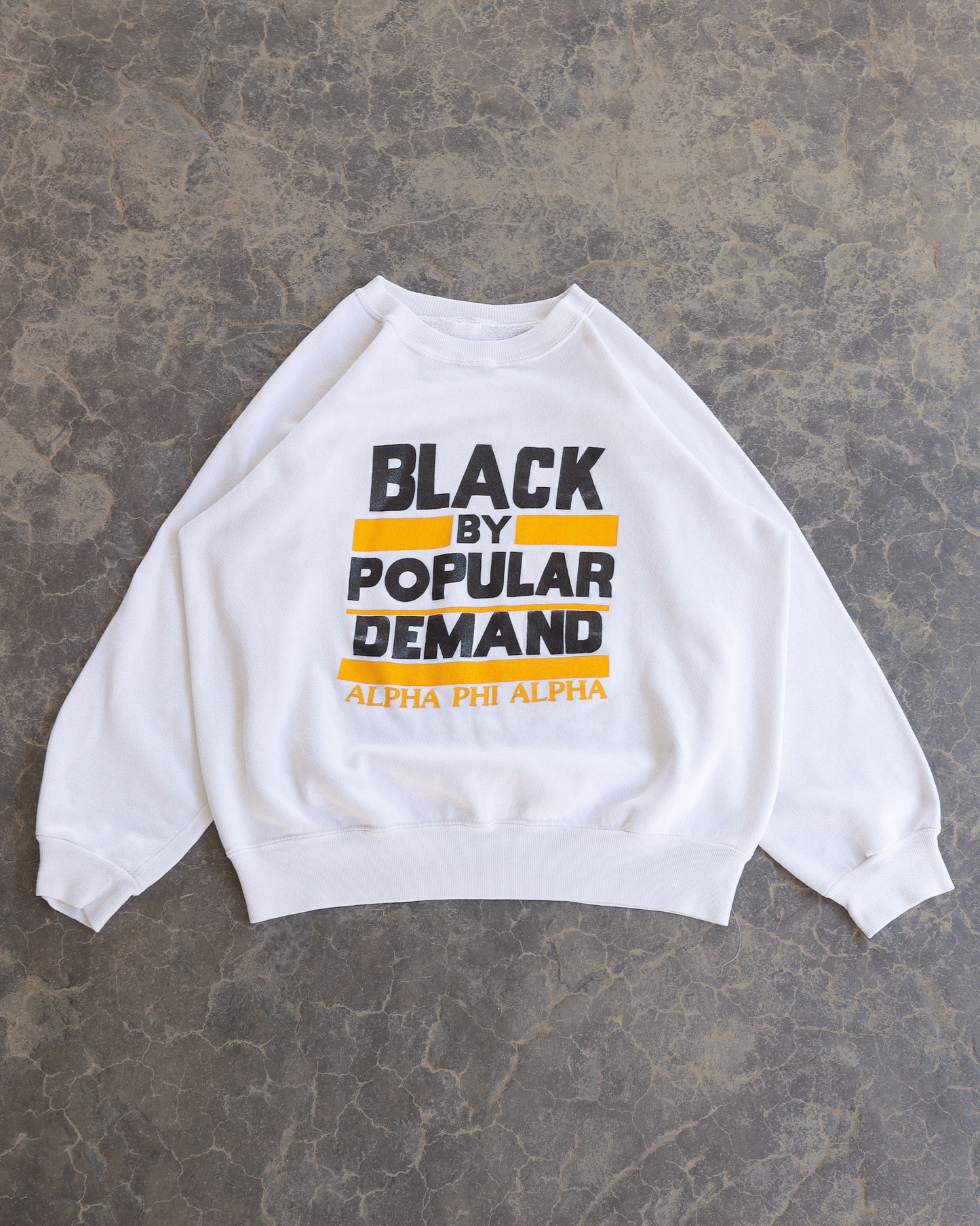 90s Alpha Phi Alpha Fraternity Crewneck Sweatshirt - M/L