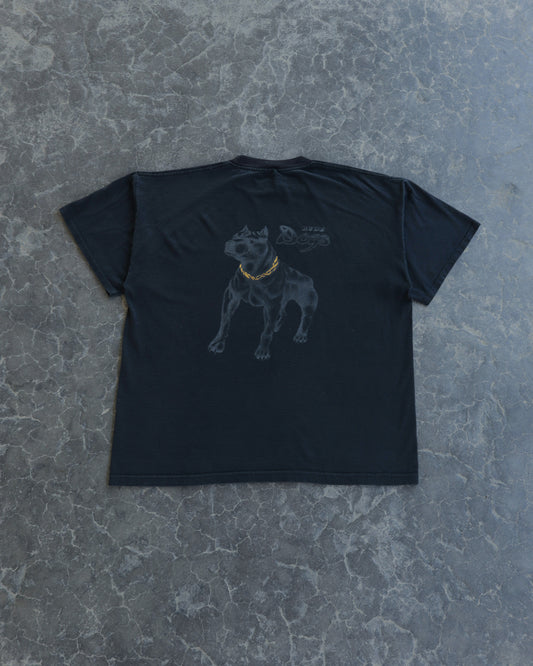 90s Rude Dogs Faded Black Tee - XL